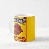 Mug étiquette canadien des haricots rouges de Beauté d (Devant gauche)