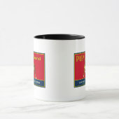 Mug Étiquette Citron Pup San Dimas, CA (Centre)