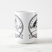 Mug Étiquette de badge de cheval occidental (Centre)