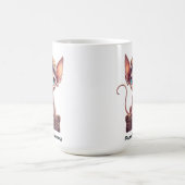 Mug Étiquette de bagage Chat Mignon  Cadeau pour les a (Centre)