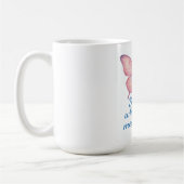 Mug Étiquette de bougie inspirante papillon  (Gauche)