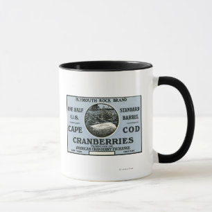 Mug Étiquette de canneberge de marque de Cape Cod