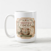 Mug Étiquette de Chocolat Chaud Nordique (Gauche)