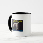 Mug Étiquette de citron vertSan Dimas, CA (Devant gauche)