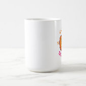 Mug Étiquette de citrouille Halloween Farce ou Friandi (Centre)