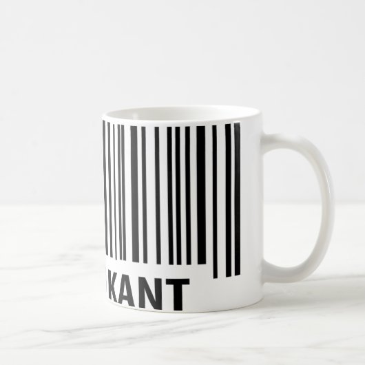 Mug étiquette de code-barres praktikant (Droite)