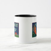 Mug Étiquette de fréquence de la presse Sunny CliffMed (Centre)