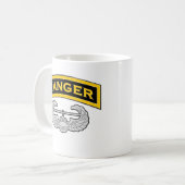 Mug Étiquette de garde forestière - insigne d'assaut (Devant gauche)