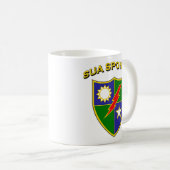 Mug Étiquette de garde forestière - insigne de médecin (Devant droit)