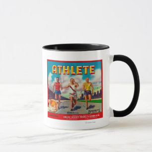 Mug Étiquette de la marque Athlete Citrus
