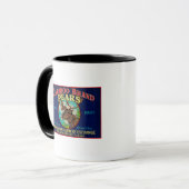 Mug Étiquette de la poire de CaribooCanada (Devant gauche)