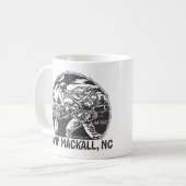 Mug Étiquette "de Mackall de camp longue" - (Devant gauche)