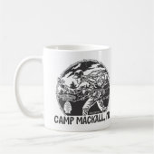 Mug Étiquette "de Mackall de camp longue" - (Gauche)