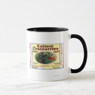 Mug Étiquette de marque de canneberges de Fenwick
