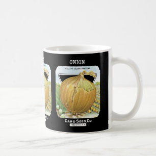 Mug Étiquette de paquets de semences d'oignon