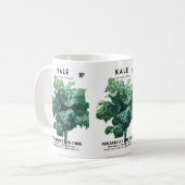 Mug Étiquette de paquets Kale Seed (Devant gauche)