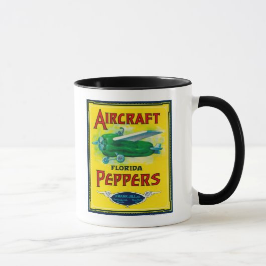Mug Étiquette de passagers d'aéronef (Droite)