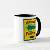 Mug Étiquette de passagers d'aéronef (Devant droit)