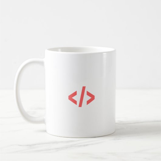 Mug Étiquette de programmation (Gauche)