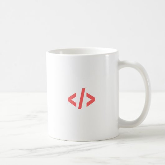 Mug Étiquette de programmation (Droite)
