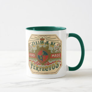 Mug Étiquette de tabac de Perfectos de Cubain