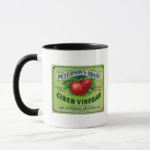 Mug Étiquette de vinaigre de cidre de Peterson (Gauche)