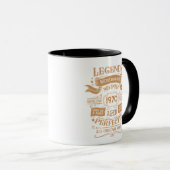 Mug Étiquette de whiskey d'anniversaire vintage person (Devant droit)