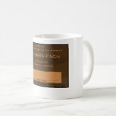 Mug Étiquette d'équipage de Y Ddragi Fach (Devant droit)