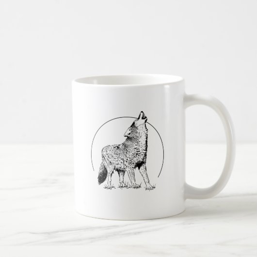 MUG ÉTIQUETTE LOUP (Droite)