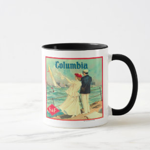 Mug Étiquette orange de Colombie