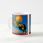 Mug Étiquette orange Gagnant (Devant gauche)