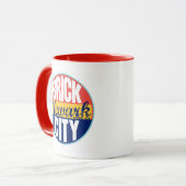 Mug Étiquette vintage de Newark (Devant gauche)