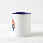Mug Étiquette vintage de Pittsburgh (Centre)