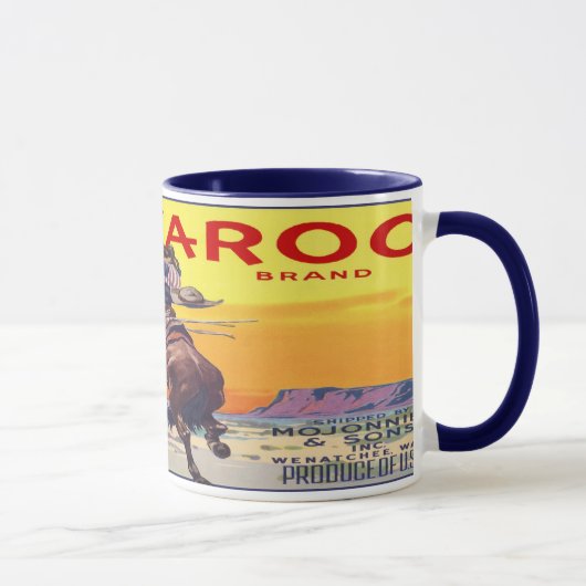 Mug Étiquette vintage Fruit (Droite)