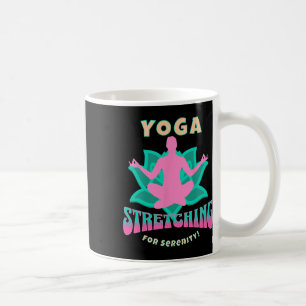 Mug Étirement de yoga Sérénité Calme Lotus Lance Énerg