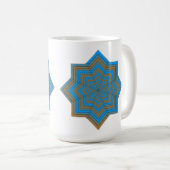 Mug Étoile azur et ambre (Devant droit)