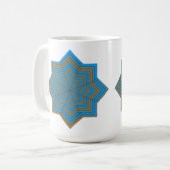 Mug Étoile azur et ambre (Devant gauche)