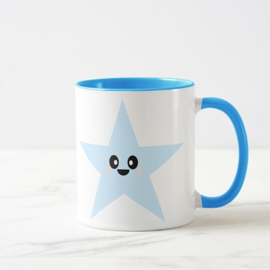 MUG ÉTOILE BLEUE KAWAII (Droite)