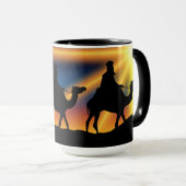 Mug Étoile de Bethléem, le Christ est né, (Devant droit)