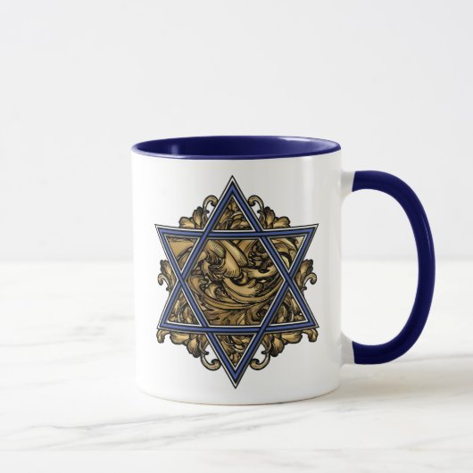 Mug Étoile de David Gold (Droite)