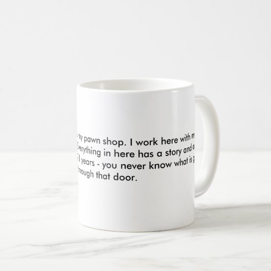 Mug Étoile de gazon (Devant droit)