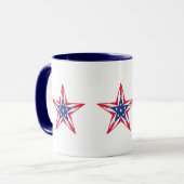 Mug Étoile de la liberté (horizontale) (Devant gauche)