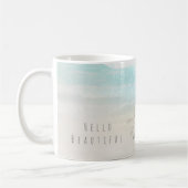 Mug Étoile de mer blanche de plage ÉléGant Chic D'été  (Gauche)