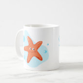 Mug Étoile de mer. Monde sous-marin. ​ (Devant gauche)