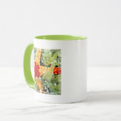 Mug Étoile de mer rouge et jaune (Devant gauche)