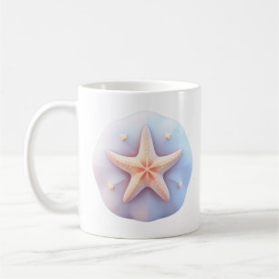 Mug Étoile de mer sur une pierre de forme unique