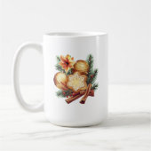 Mug Étoile de Noël dorée à la cannelle (Gauche)