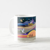 Mug Étoile de Noël - Husky sibérien 1 (Devant gauche)
