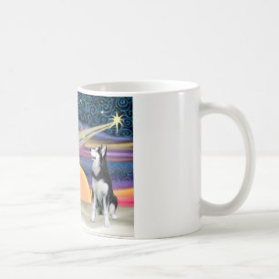 Mug Étoile de Noël - Sibérien Husky 1