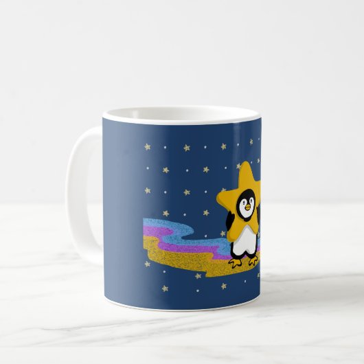 Mug Étoile de pingouin (Devant gauche)